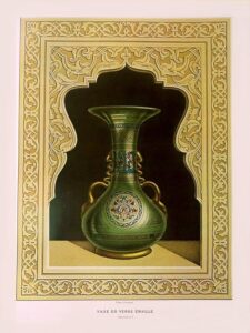 Vase en Verre Émaillé - Ships Free