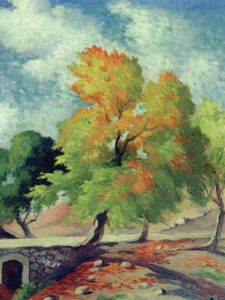 Autumn Tree, Sofar - 1952 / شجرة الخريف, صوفر - ١٩٥٢