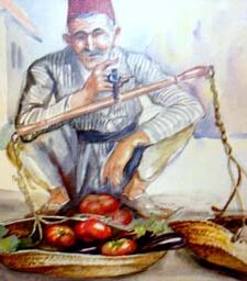 Street Vendor from Beirut - 1940  / بائع متجول من بيروت - ١٩٤٠