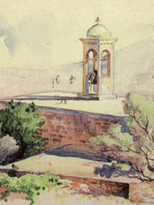 Freykeh Village Church - 1942  / كنيسة الفريكة - ١٩٤٢