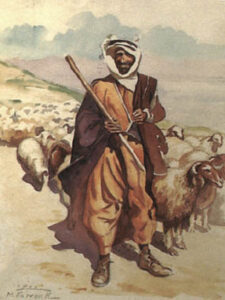 Sheppard Near Baalbeck - 1944 / راعي غنم قرب بعلبك - ١٩٤٤